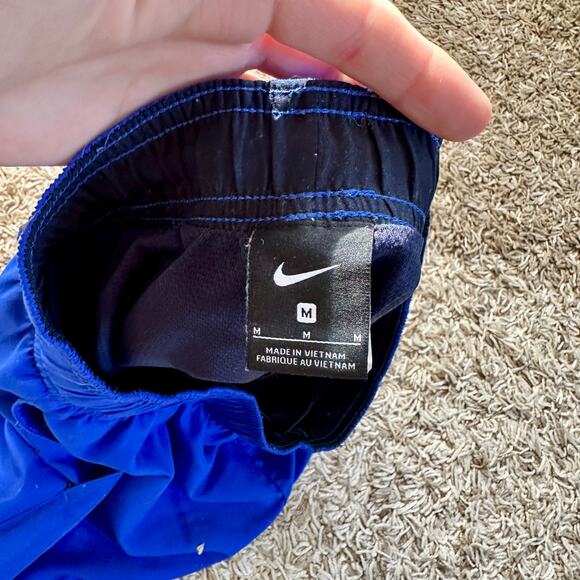 Nike Blue Swim Trunk Swoosh Logo Men’s Size M - Picture 4 of 6